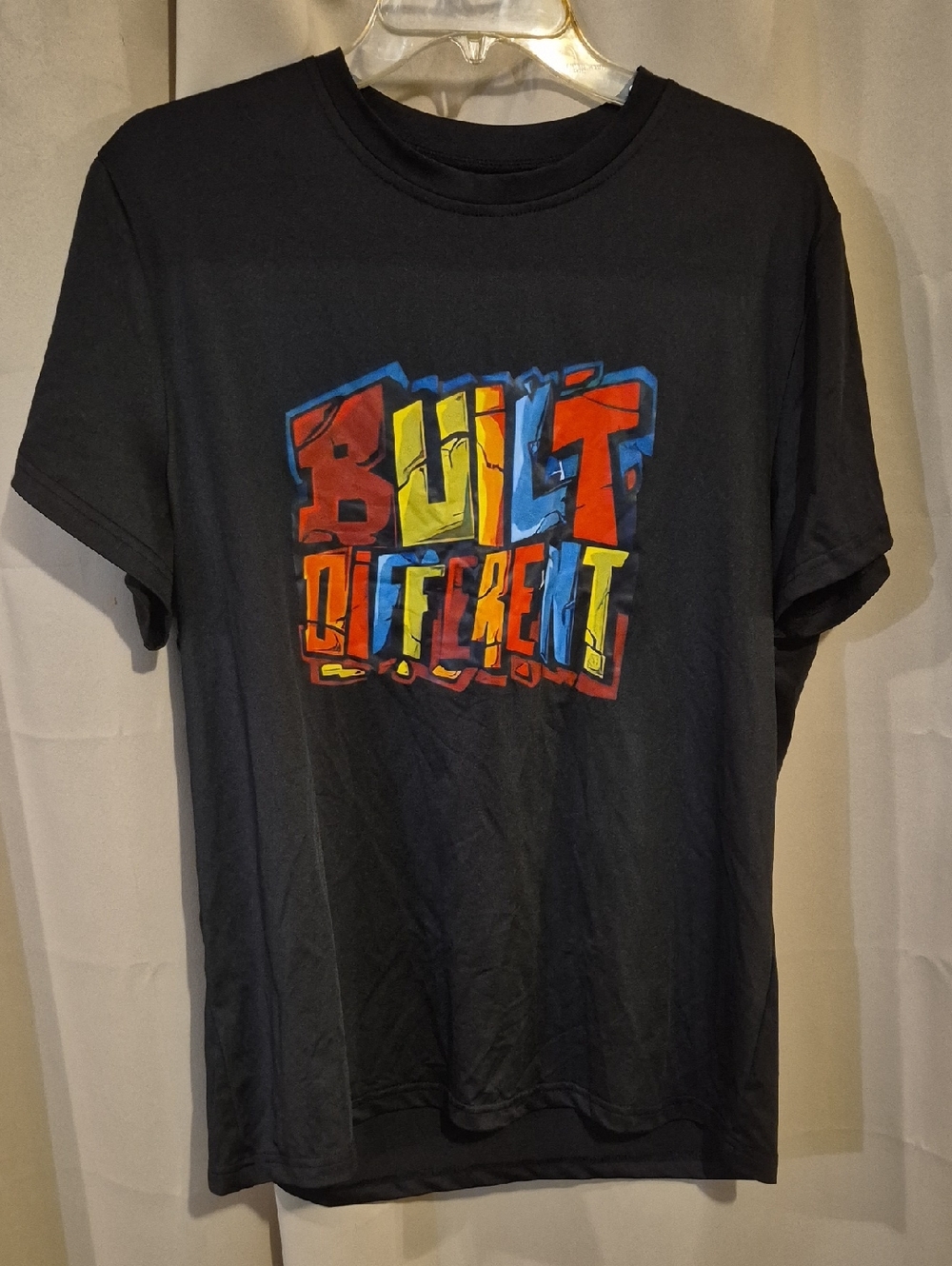 Built Different Black Graphic Tee